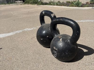 Kettlebells 50lb & 35lb