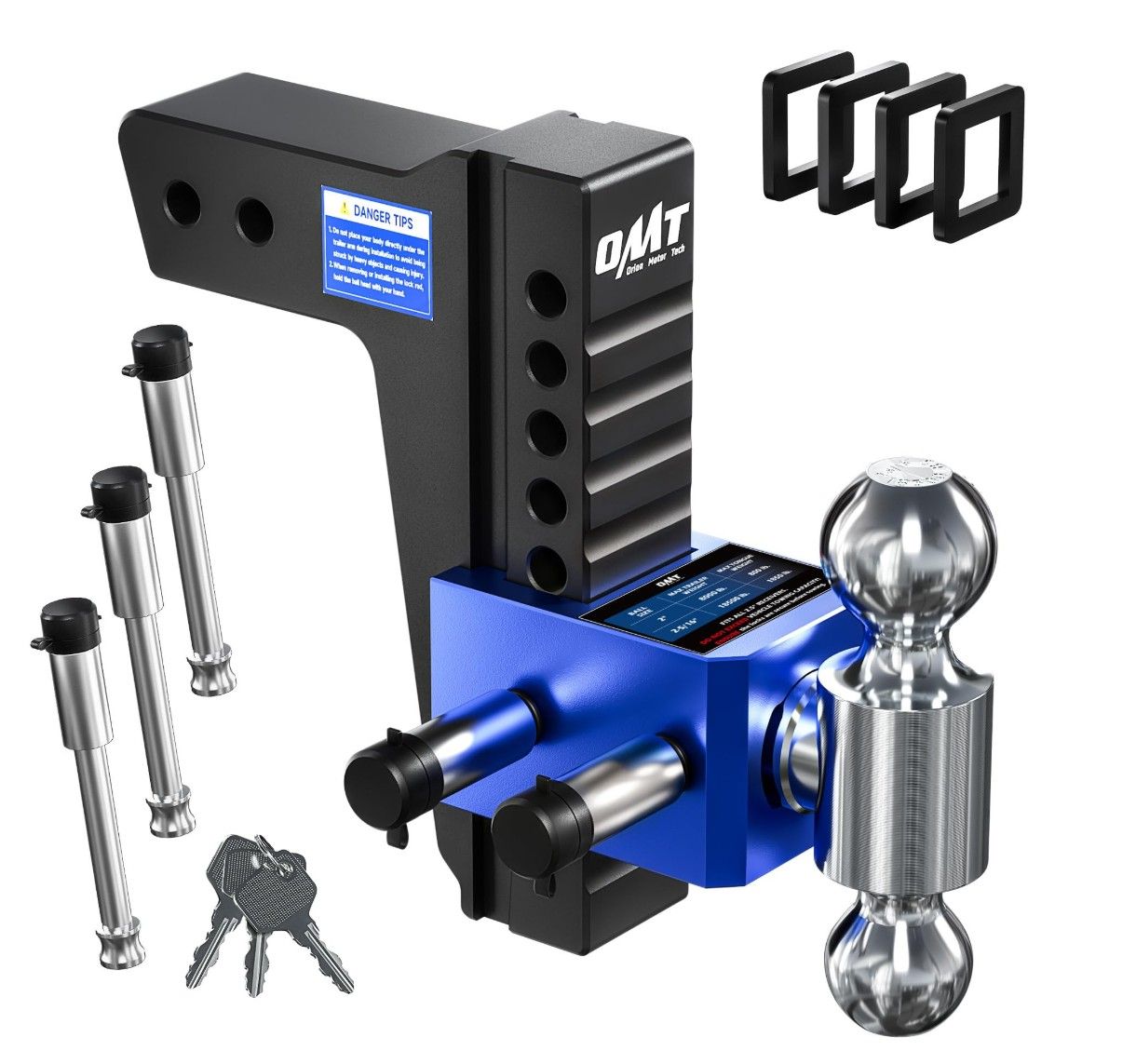 Class IV & V hitch for 2.5" receiver for sale.