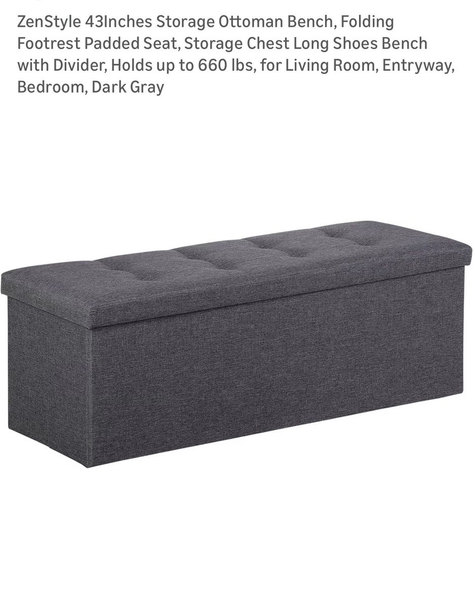 Storage Ottoman Bench