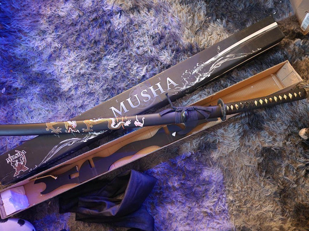 anime swords and musha katana