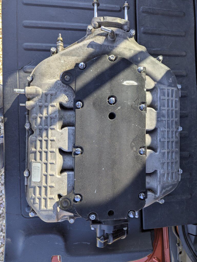 J Series magnesium intake manifold