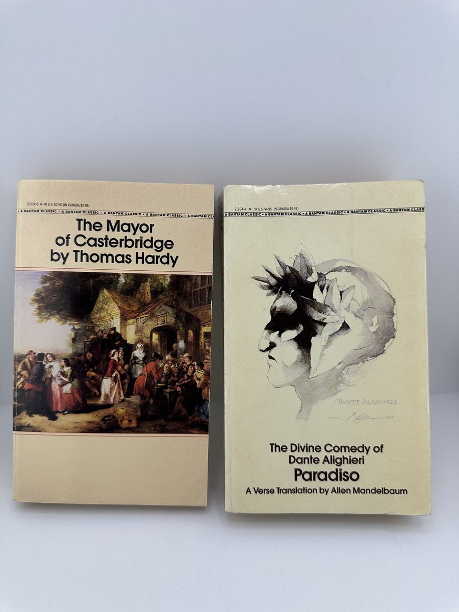 Bantam Classics Lot 2 Paradiso Dante & Mayor of Casterbridge Hardy PB