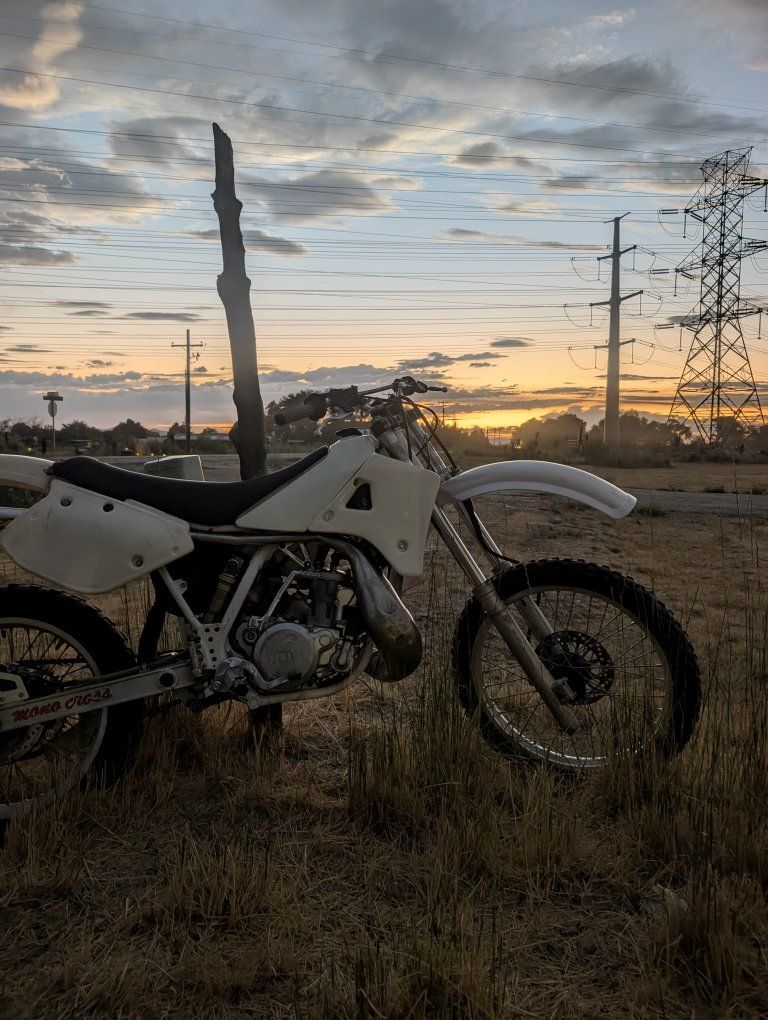 Used Dirtbike 1988 Yamaha yz 250 White, 2-Stroke Engine