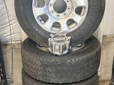 2024 Superduty tires with rims