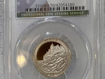 2012-S Acadia National Park Quarter