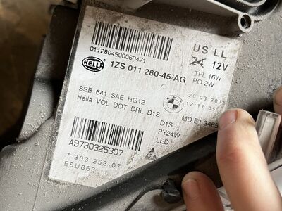 Bmw Head Light Driver Side