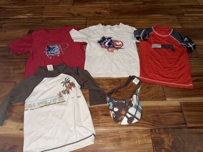 Boys Size 3T Swim Shirts and Hat