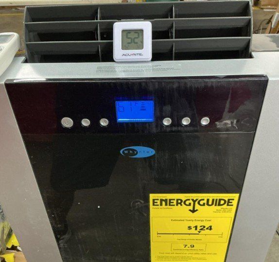 Whynter ARC-14S Dual Hose Portable Air Conditioner 14,000 BTU - Like new 