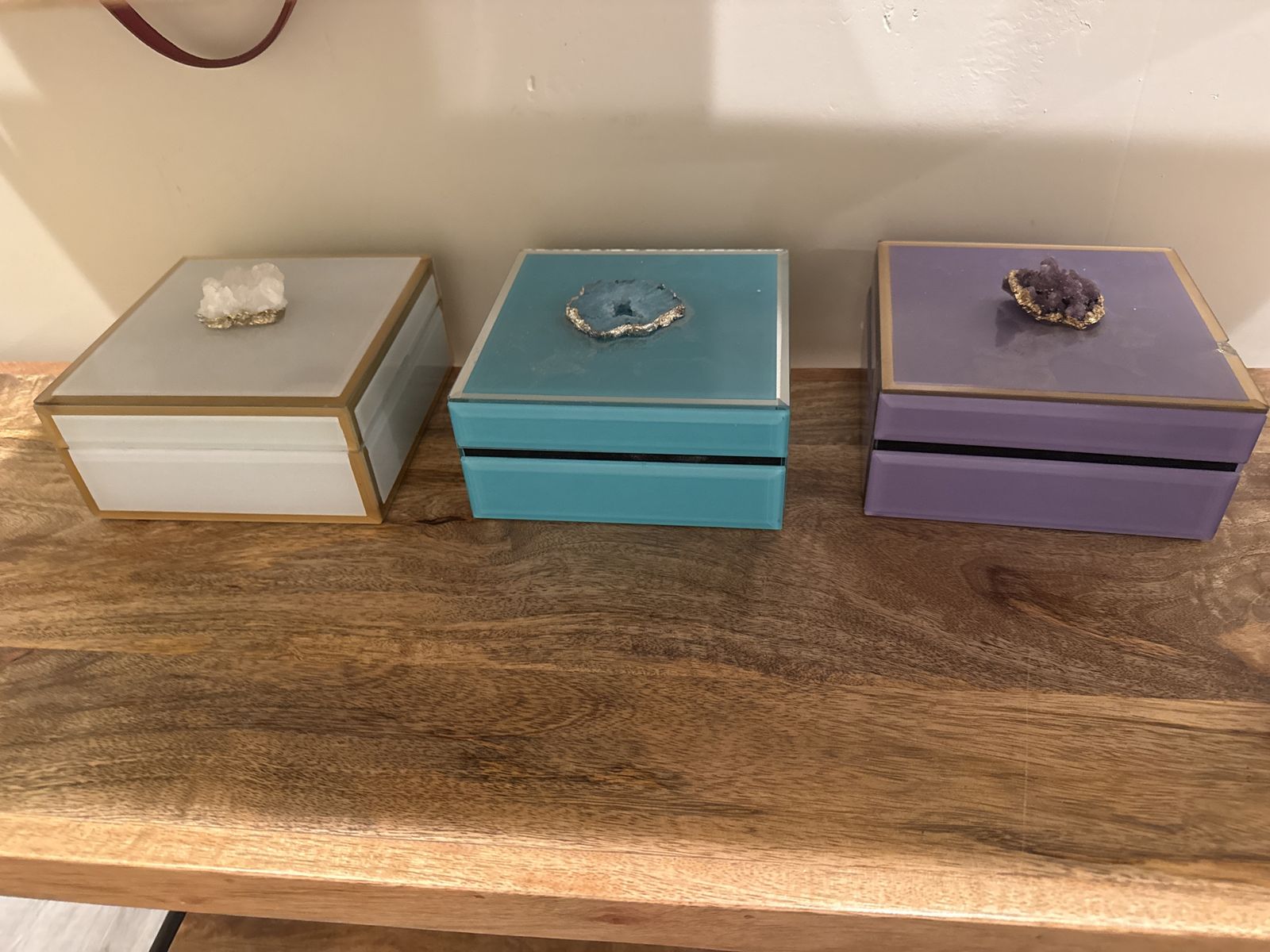 Three jewelry boxes new