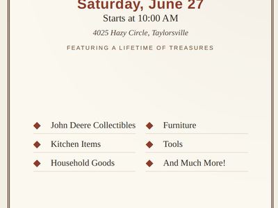 Estate Sale - West Jordan