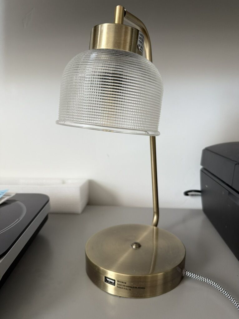 Modern Brass Table Lamp