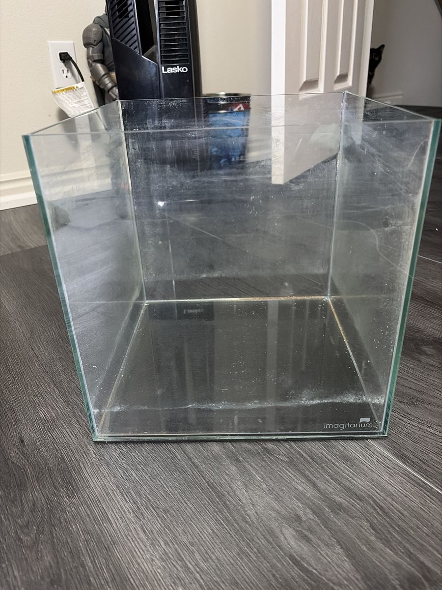 6 gallon cube glass tank