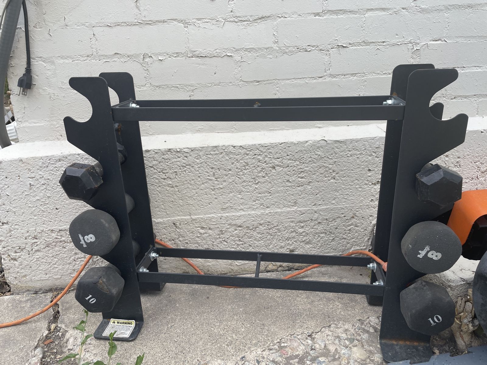 Dumbbell weight set