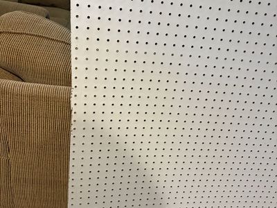 White Pegboard Panel - 36" x 48" (3ft x 4ft)