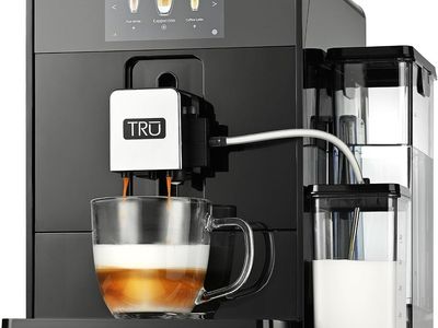 NEW Automatic Espresso, Coffee Machine 24 Customizable Preset Beverages,4.5" Digital Touchscreen, Integrated Grinder, etc.