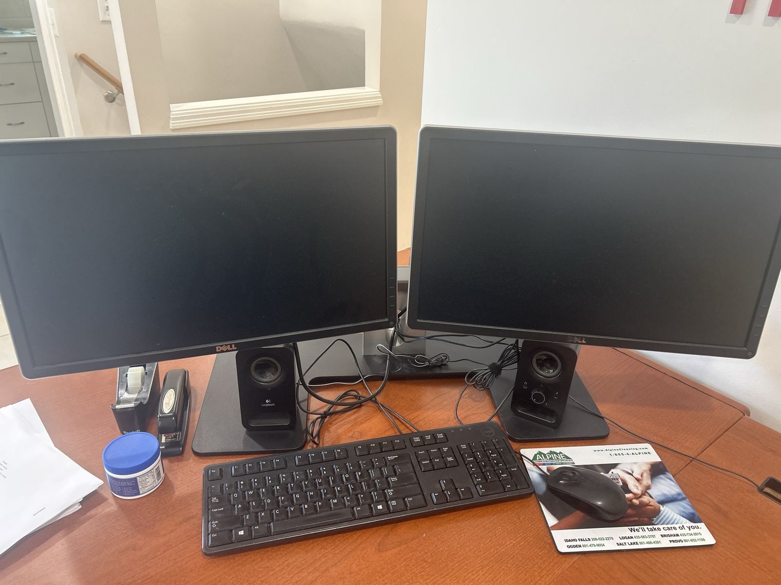 Dell Dual Monitor Setup P2214