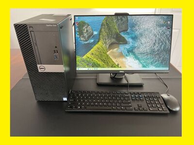 6 CORE Dell i7-7700@ 4.2GHz 256GB SSD 16GB RAM OptiPlex 7050 MT Windows 11 Desktop Computer