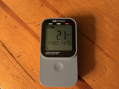 Airthings 325 Corentium Home 2 Smart Digital Radon Detector with Bluetooth