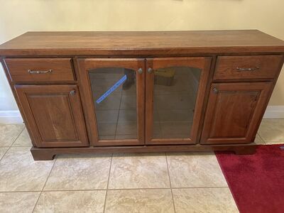 Solid Wood Buffet Sideboard TV or Entertainment
