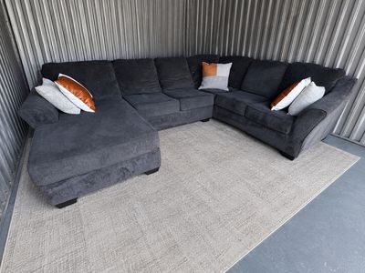 Ashely Sectional Sofa Couch with Chaise -
