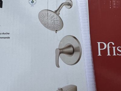 Pfister Brea 8P8-WS2-BRSK Single Control Tub & Shower Faucet, Brushed Nickel Finish