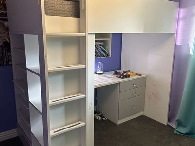 IKEA SMÅSTAD Loft Bed w/ Storage + Mattress – Twin – Asking $350 OBO — priced to sell, open to offers