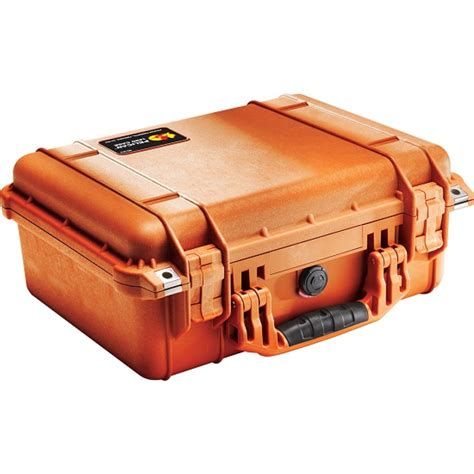 Pelican 1450 Orange Protector Case with Foam