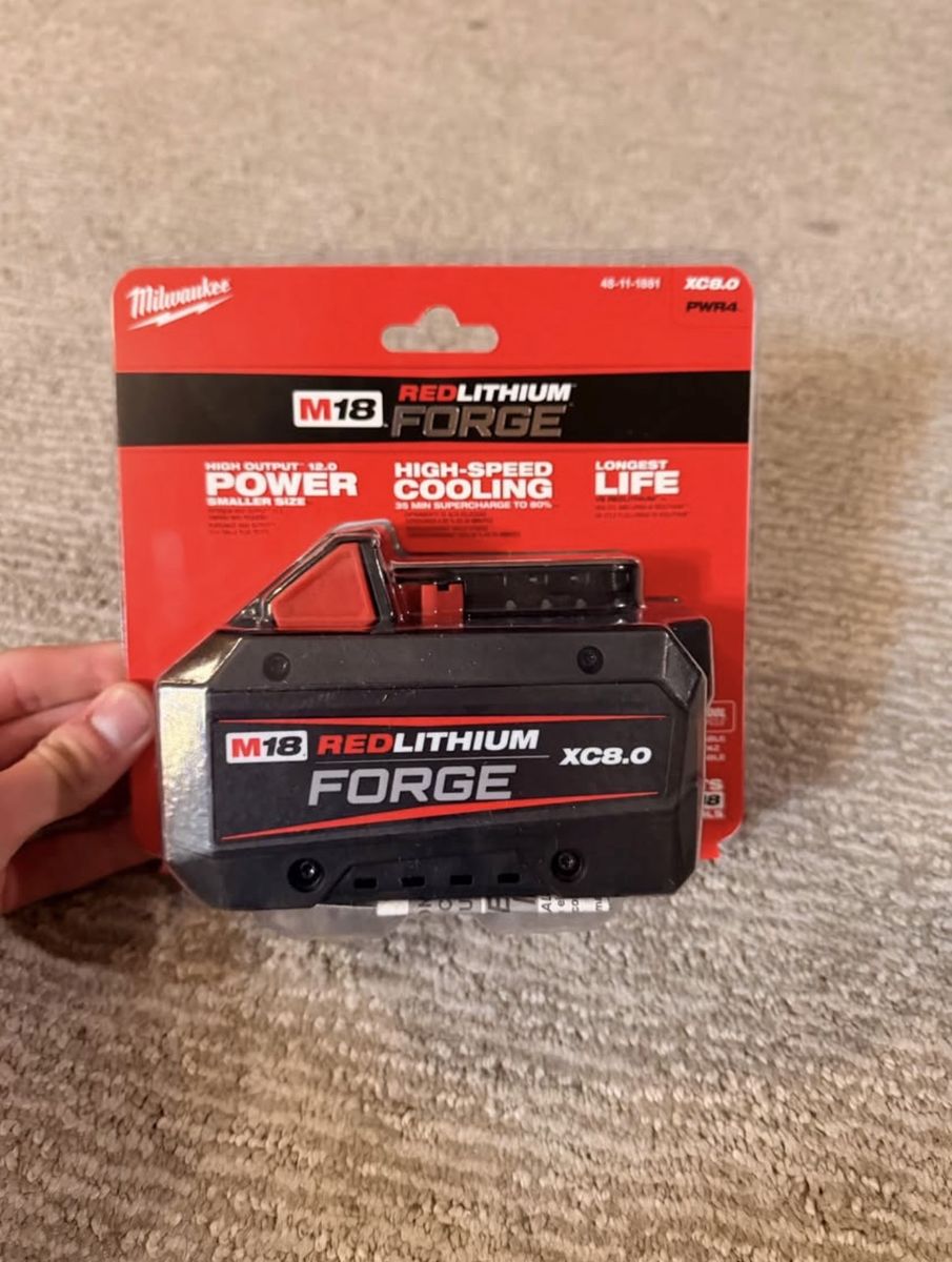 Milwaukee M18 REDLITHIUM FORGE XC8.0 High Output Battery