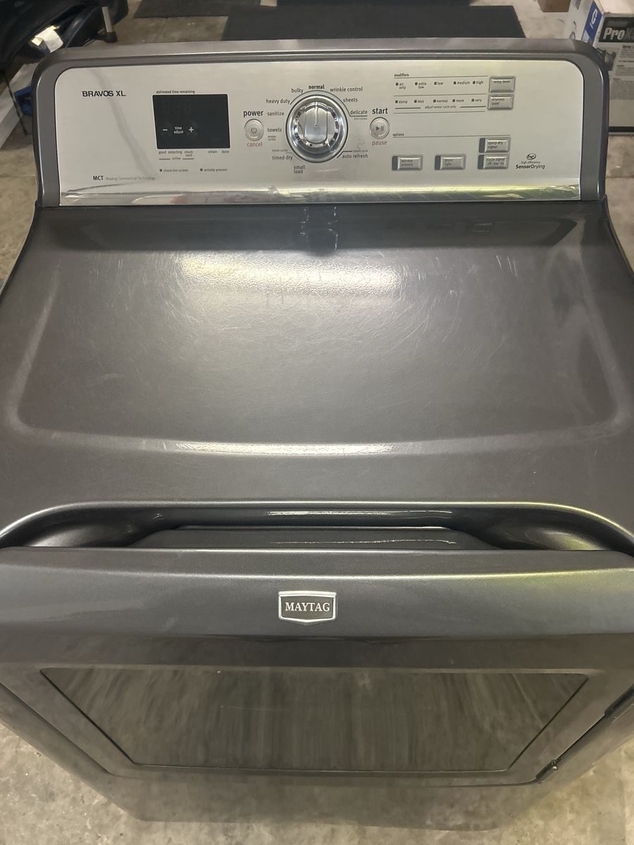 Maytag Bravos XL Electric Dryer - Gray, Used, Great Condition