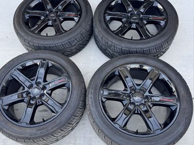 Black Ford Performance OEM 22” Wheels and Nitto Tires