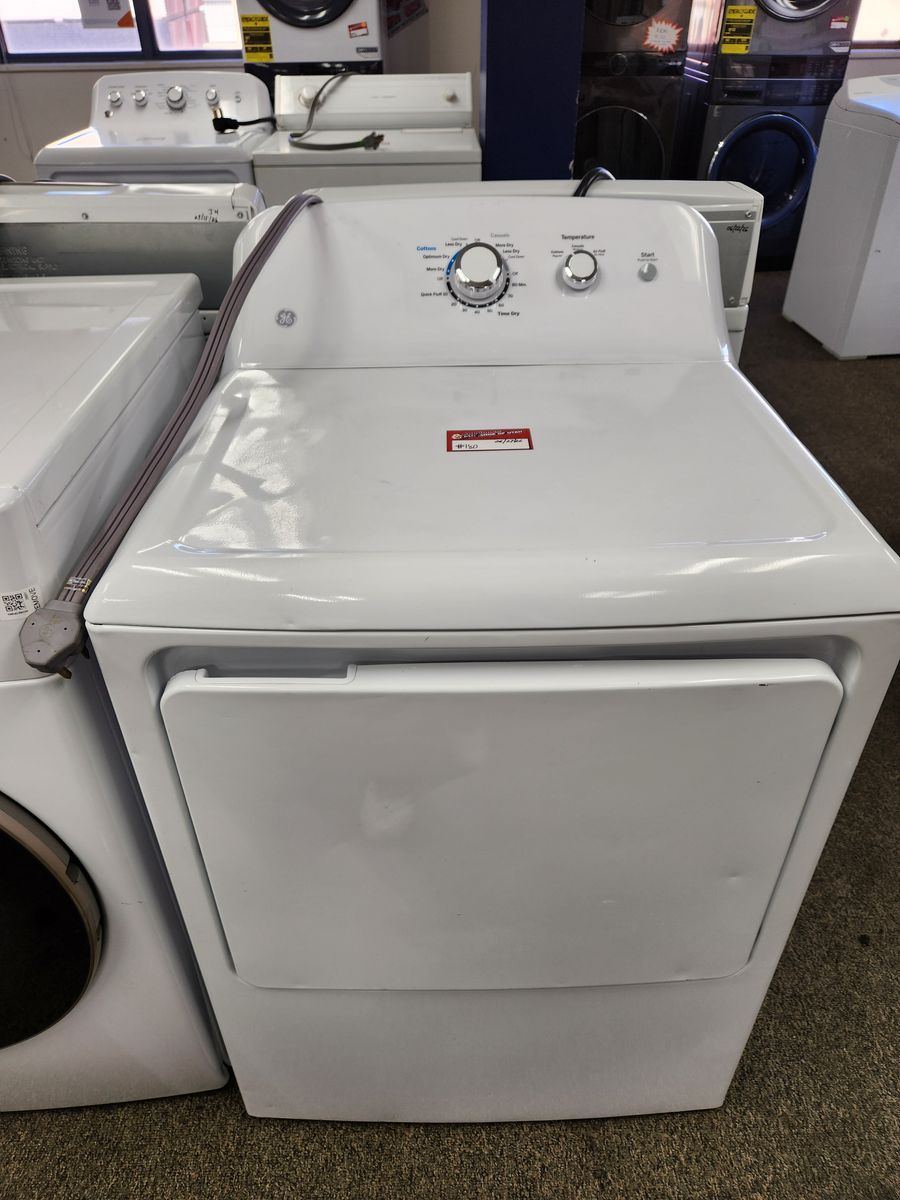 GE White Electric Dryer - Used, Great Condition, Standard Capacity