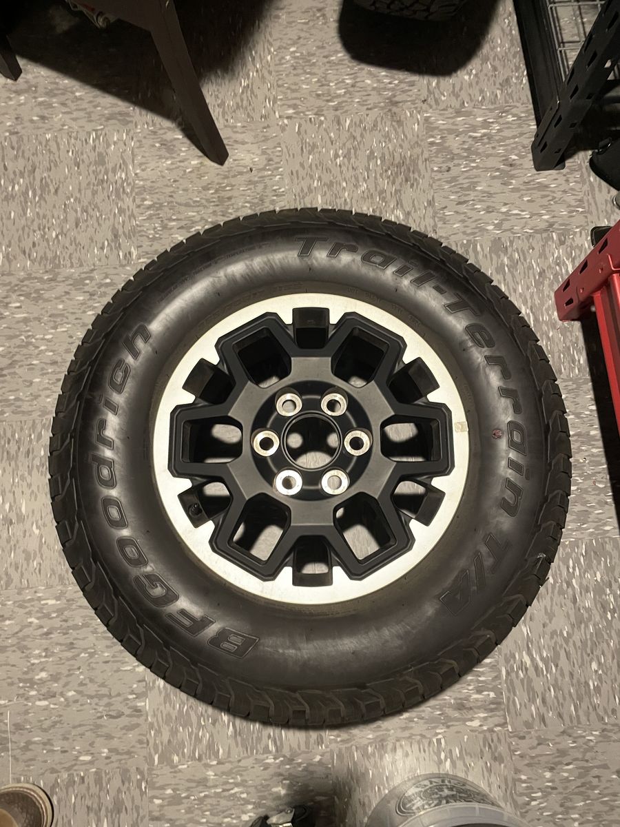Like New Tacoma/4Runner TRD wheels. $325 each or $600 for both.