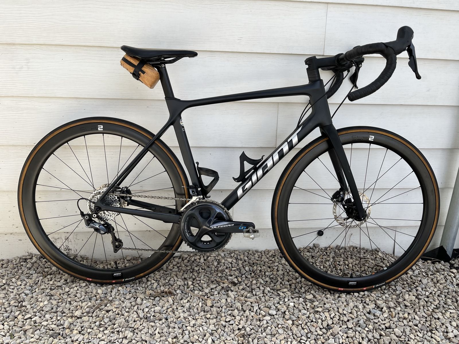 2021 Giant TCR Advanced Disc. 55 M/L. Carbon Wheels, Power Meter.