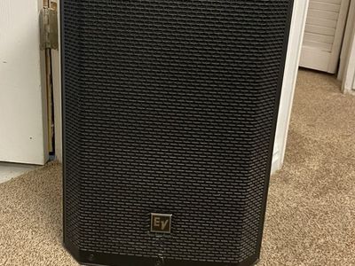 EV ZLX12 Powered Speaker + Extras