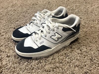 New Blance 550 White Black Rain Cloud