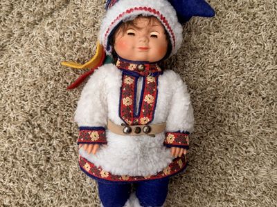 Vintage Porcelain Norwegian Doll