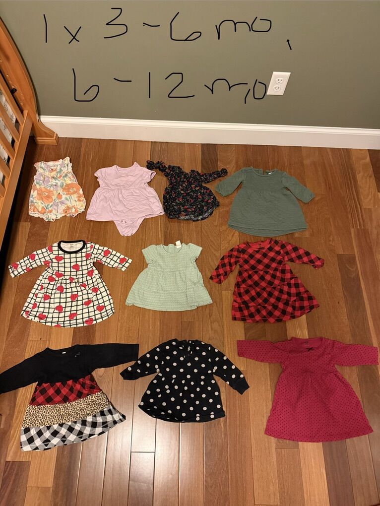 Baby Dresses 6 - 12 Month
