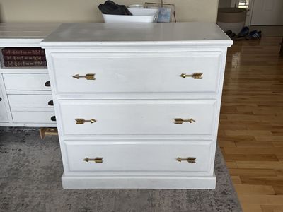 Sturdy White Dresser