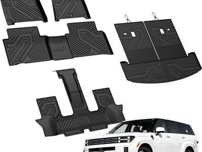 Laser Cut Hyundai Santa Fe Hybrid 2024-26 Floor Mats