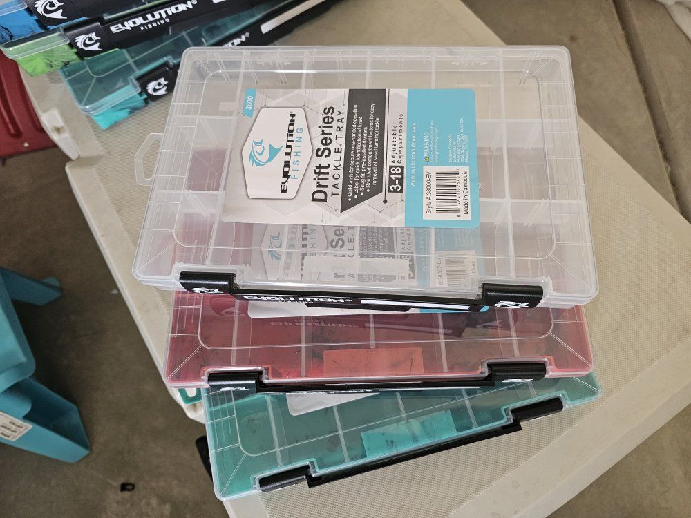 evolution outdoor fishing tackle trays 3600