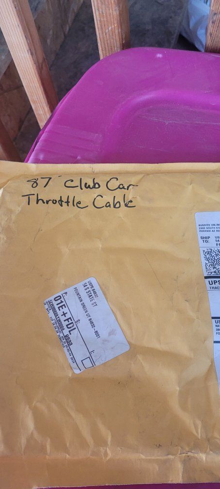 Buggies Unlimited Throttle Cable for 1987 Club Car Golf Cart