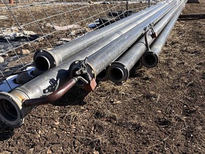 Irrigation hand line and wheel line