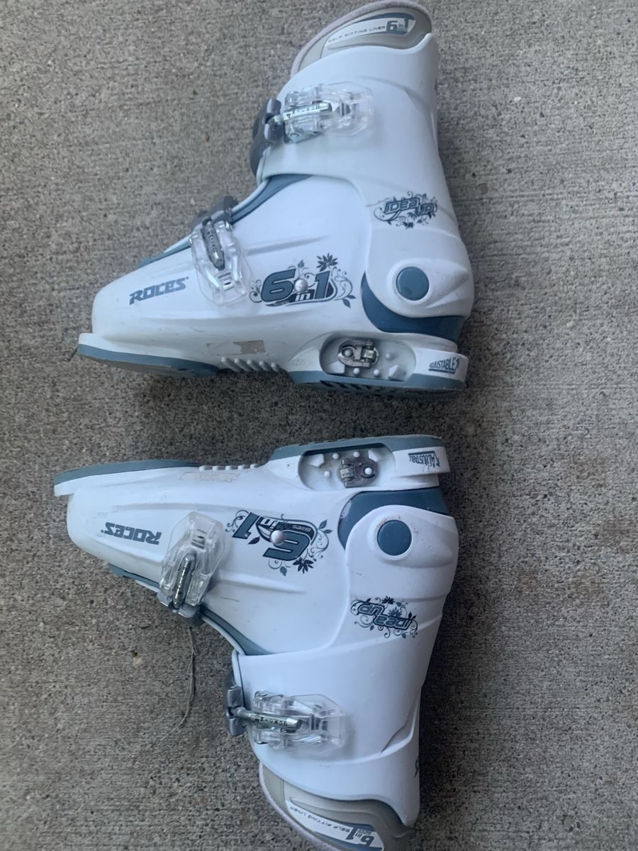 Roces Kids Ski Boots Idea Up 6 in 1 ( Mondo 19 to 22 )