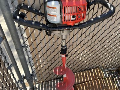 Gas-Powered Earth Auger Post Hole Digger