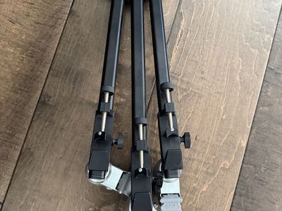 Dolica Portable Folding Tripod Dolly with Locking Wheels - Black
