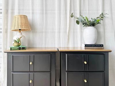 Modern Boho Chic 2 Drawer Nightstands | Modern 2 Drawer Nightstands #1