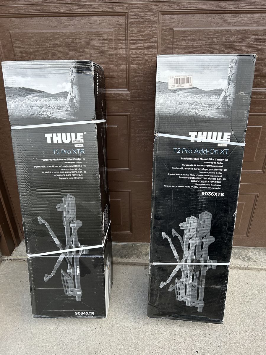 Thule T2 Pro XTR and Add-on XT Bike Rack