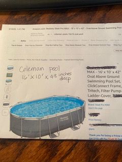 Coleman Above Ground Pool