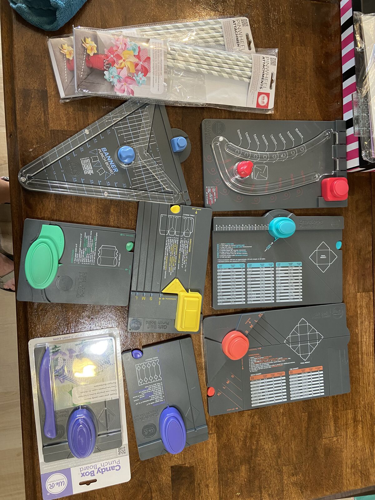 Punch boards for scrapbooking, card making, decor