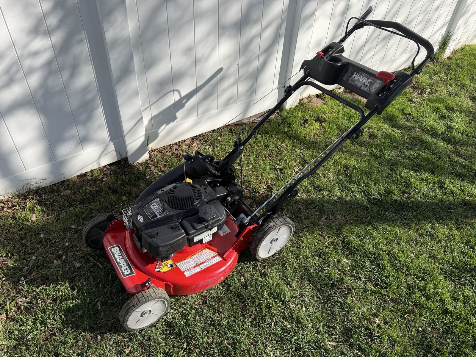 2021 Snapper Hi-Vac Lawn Mower